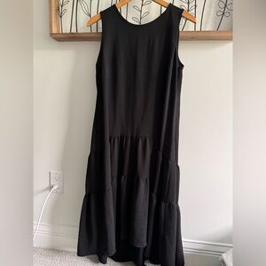 Elegant Black Sleeveless Dress
